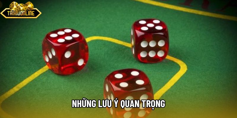 Những lưu ý quan trọng Những lưu ý quan trọng