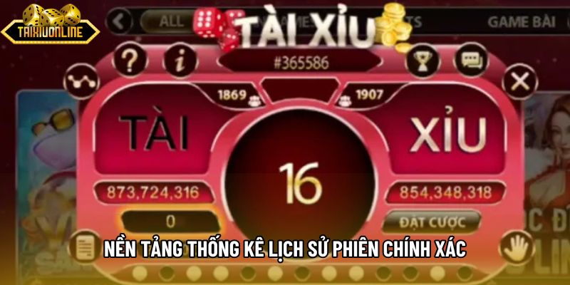 Nền tảng thống kê lịch sử phiên chính xác