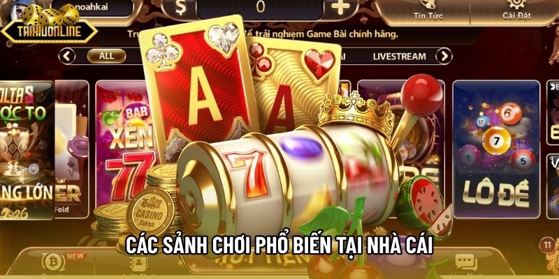 Các sảnh chơi phổ biến tại nhà cái Kclub Các sảnh chơi phổ biến tại nhà cái Kclub