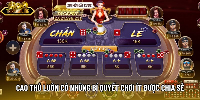 Cao thủ luôn có những bí quyết chơi ít được chia sẻ Cao thủ luôn có những bí quyết chơi ít được chia sẻ
