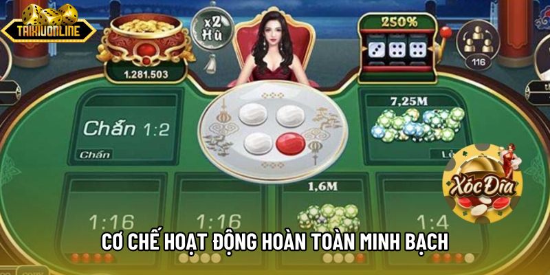 Cơ chế hoạt động hoàn toàn minh bạch Cơ chế hoạt động hoàn toàn minh bạch